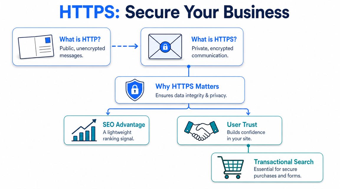 What HTTPS Is and Why It Matters for Transactional Searches