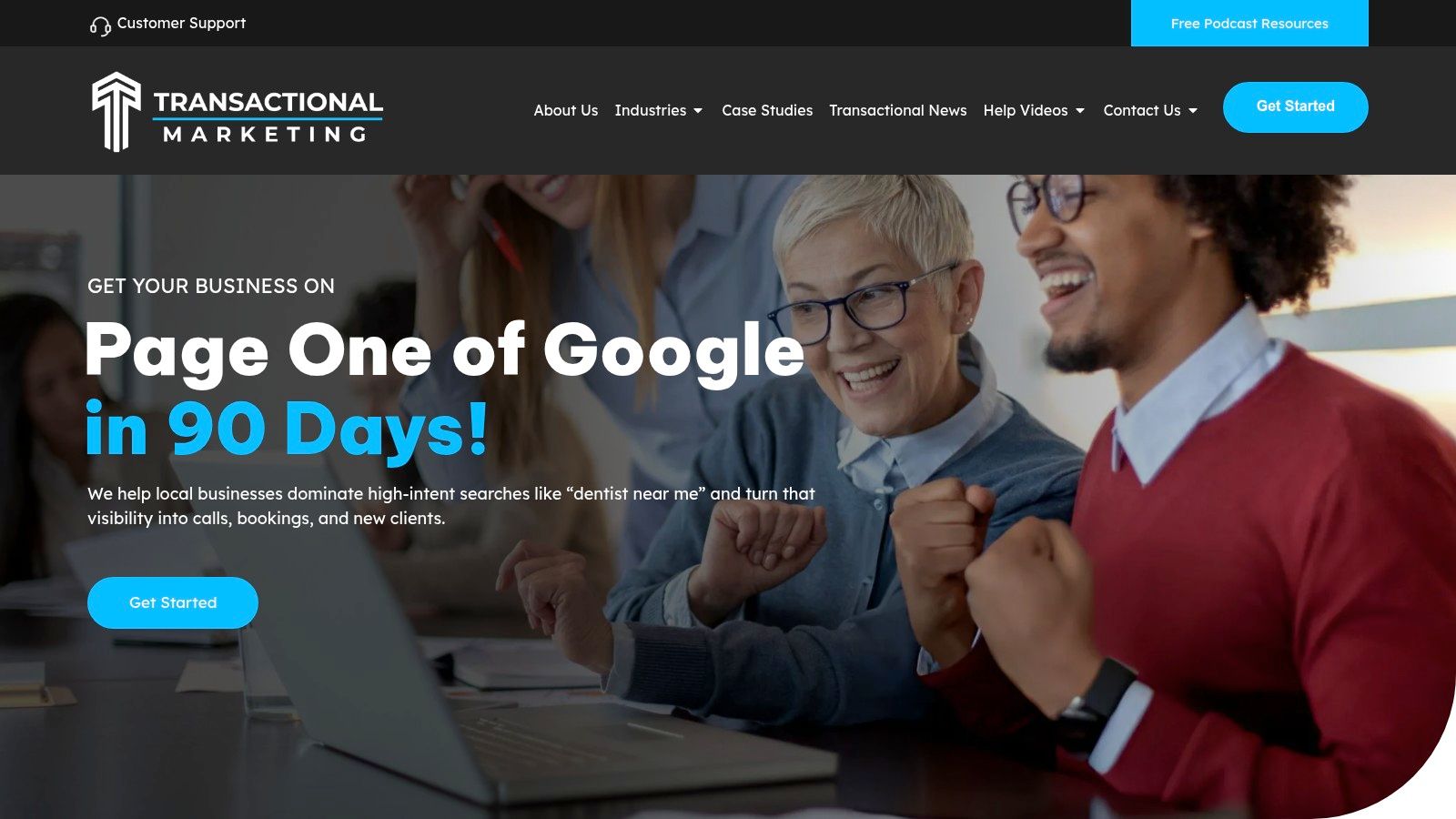 Screenshot from https://transactional.net