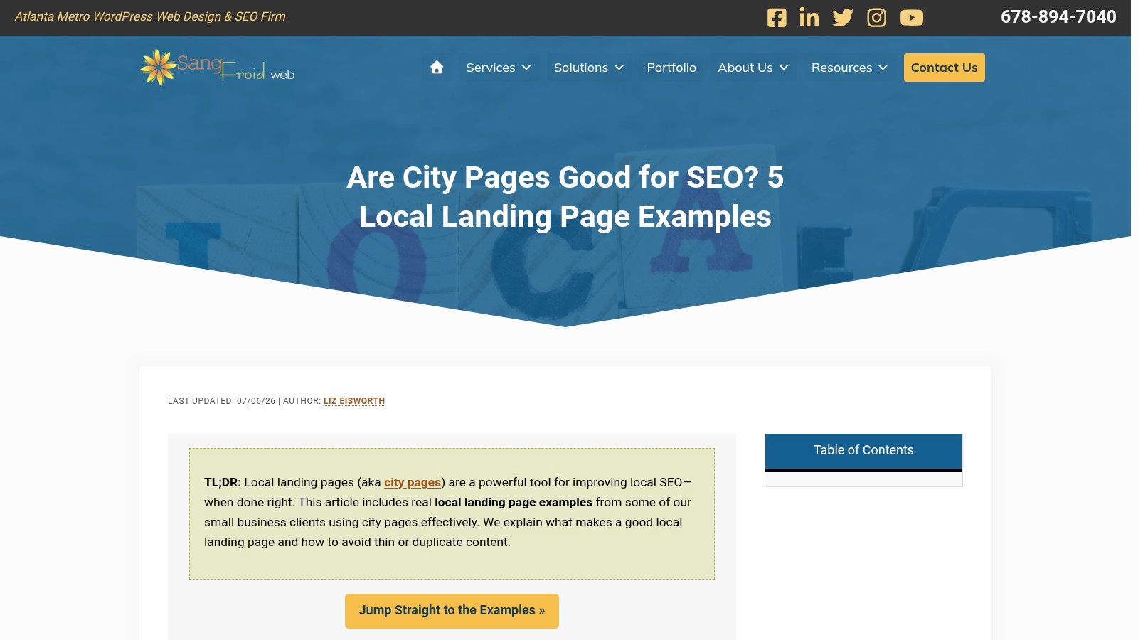 SangFroid Web Design